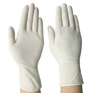 Disposable medical gloves for dental procedures