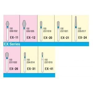 Precision dental bur set for efficient and accurate dental procedures.