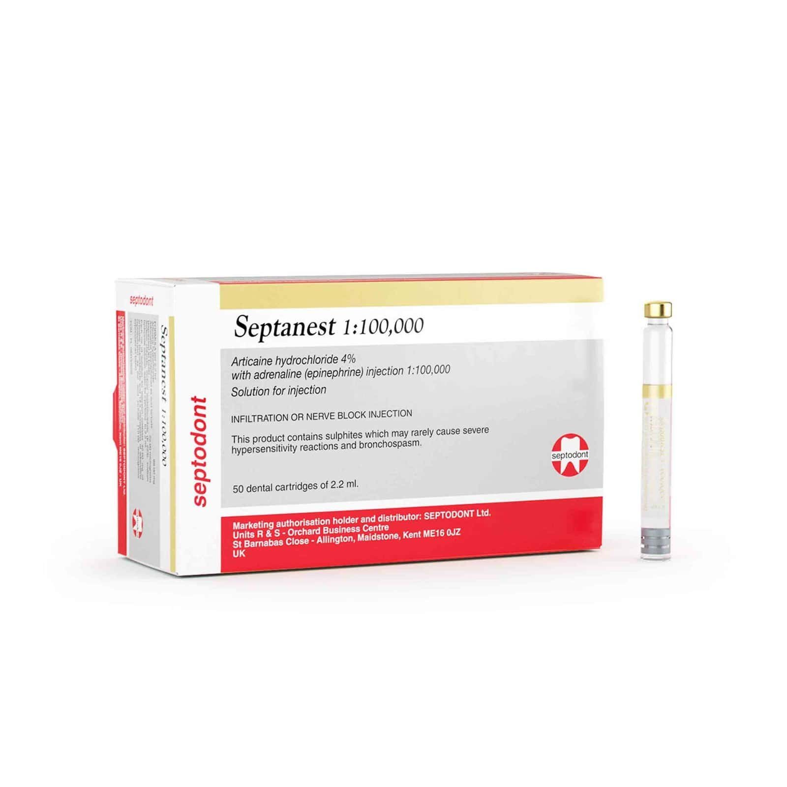 Septodont Septanest With Adrenaline 1