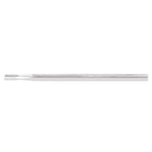 Sterile dental surgical scalpel blade for precise dental procedures.