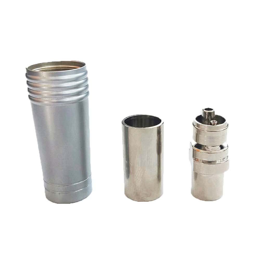 Stainless steel dental implant component