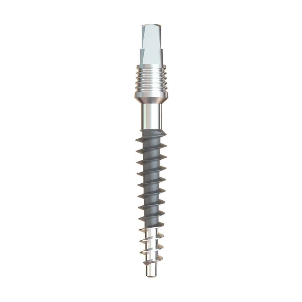 Dental implant screw for tooth replacement