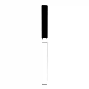 Frank Dental Round Cylinder FG Diamond Bur - Pack Of 5